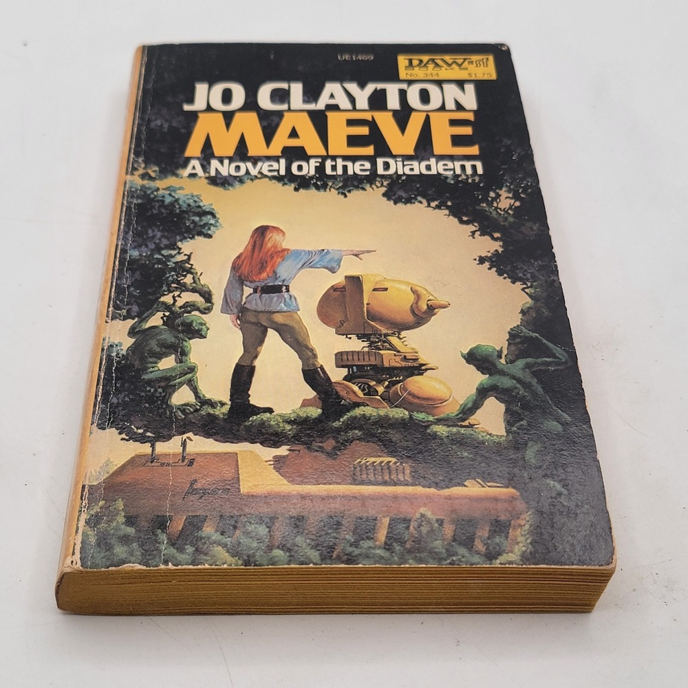 Jo Clayton Maeve A Novel of the Diadem Paperback First Printing 1979 Good